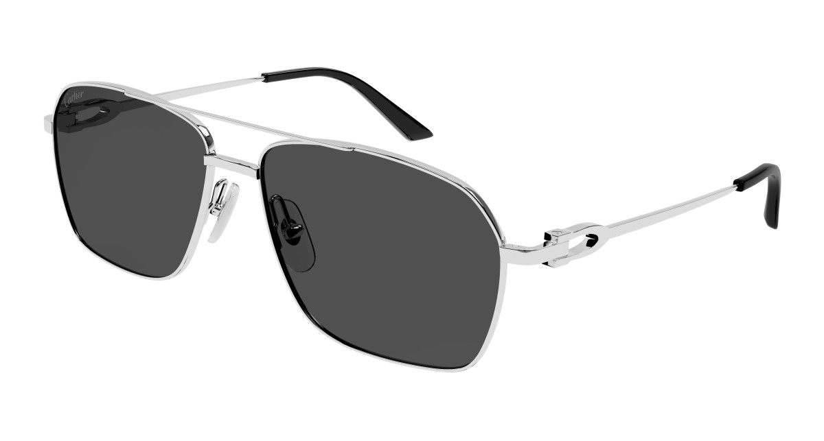 Cartier Sunglasses CT0306S 001 Silver