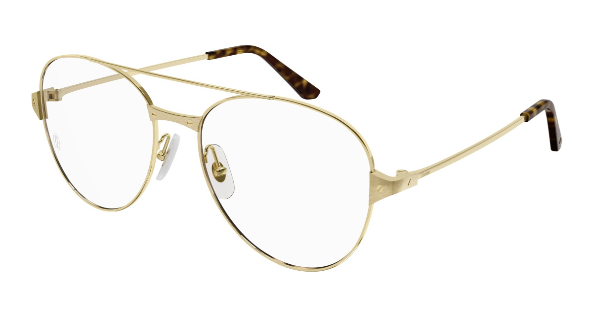 Cartier Eyeglasses CT0307O 001 Gold