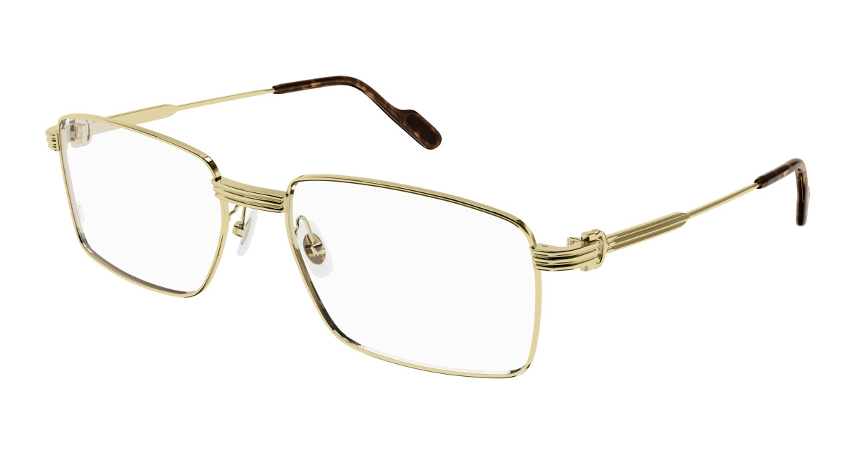 Cartier Eyeglasses CT0314O 001 Gold