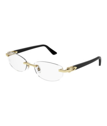 Cartier Eyeglasses CT0318O 001 Gold