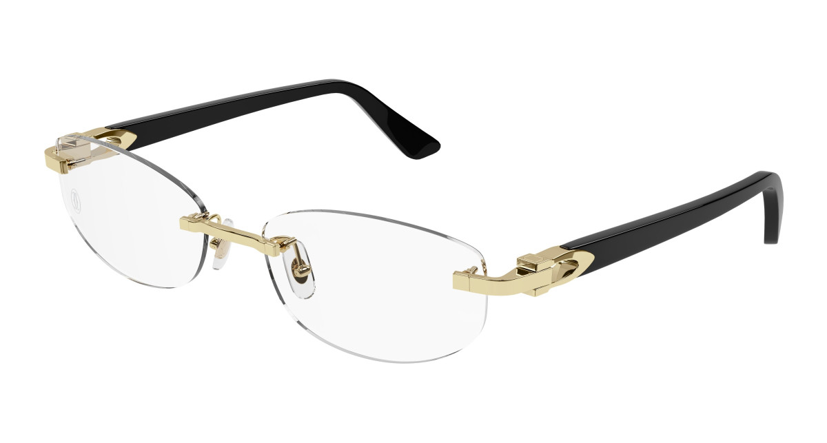 Cartier Eyeglasses CT0318O 001 Gold