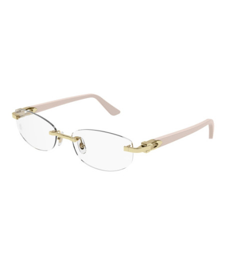 Cartier Eyeglasses CT0318O 004 Gold