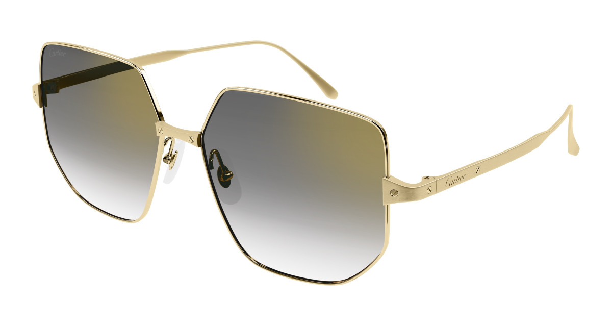 Cartier Sunglasses CT0327S 001 Gold