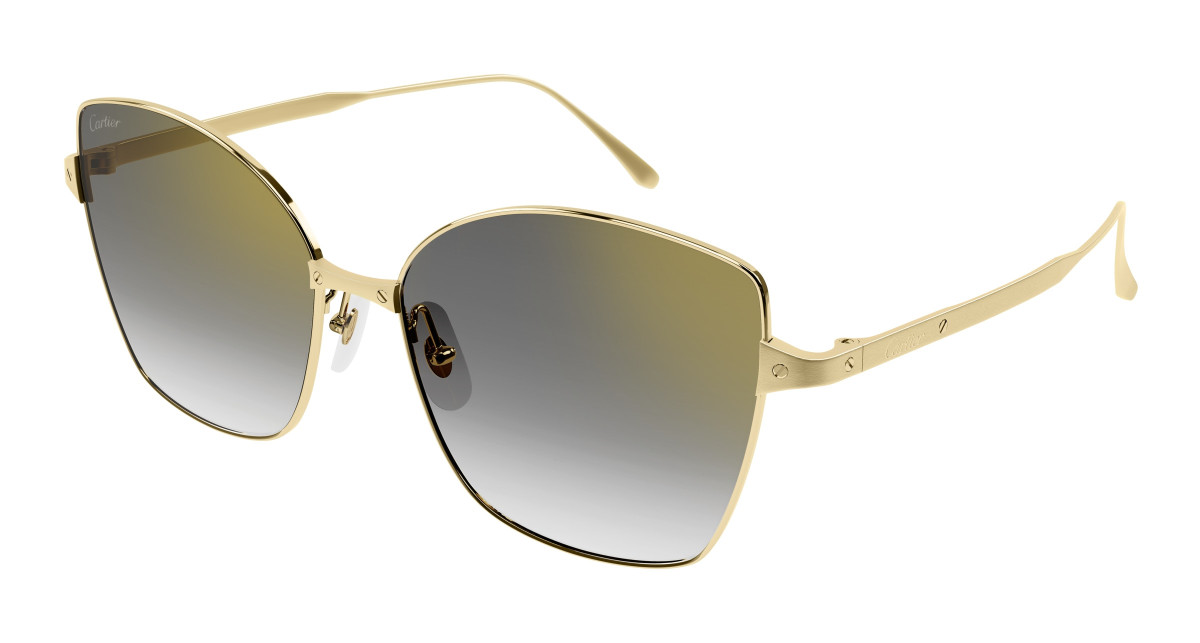 Cartier Sunglasses CT0328S 001 Gold