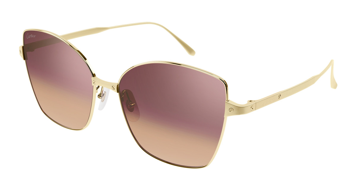 Cartier Sunglasses CT0328S 003 Gold