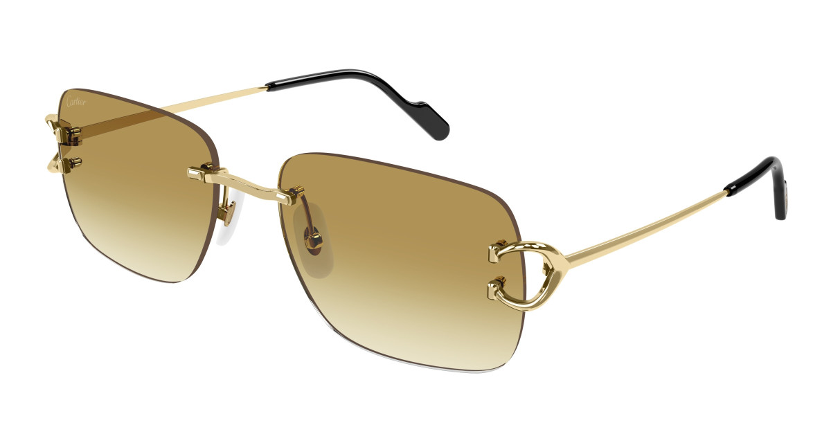 Cartier Sunglasses CT0330S 003 Gold