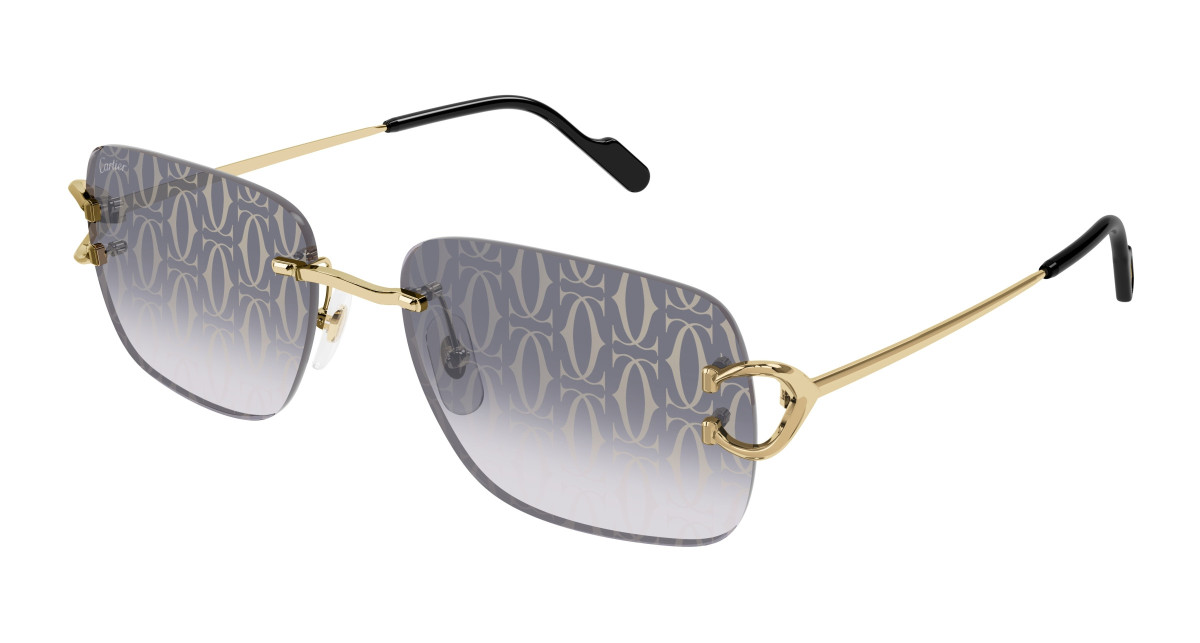 Cartier Sunglasses CT0330S 007 Gold
