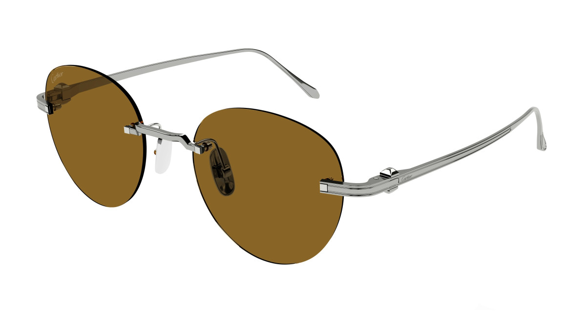 Cartier Sunglasses CT0331S 003 Ruthenium