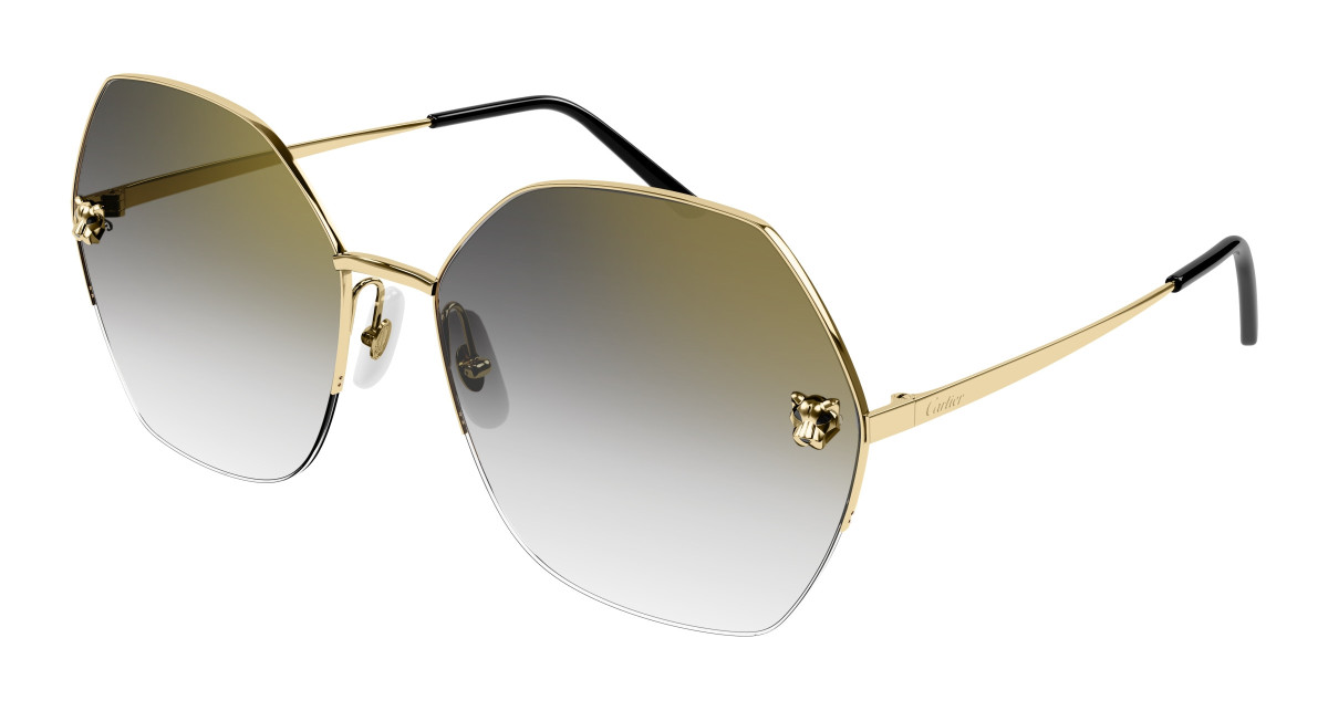 Cartier Sunglasses CT0332S 001 Gold