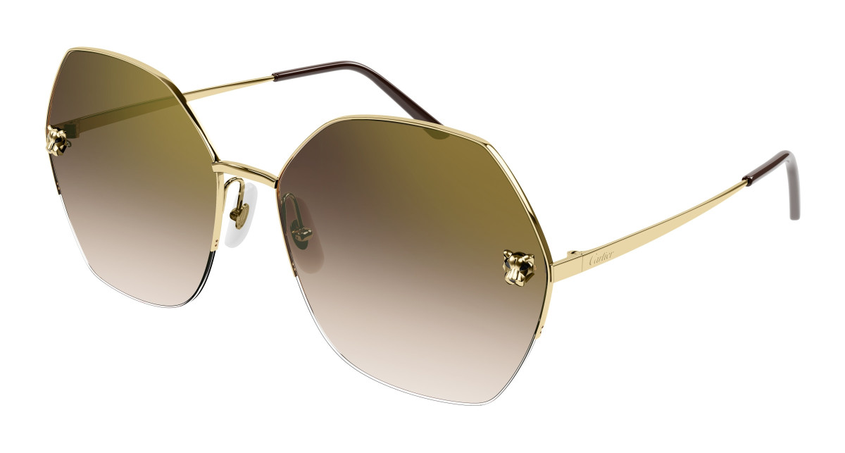 Cartier Sunglasses CT0332S 002 Gold