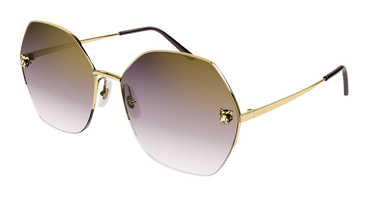 Cartier Sunglasses CT0332S 004 Gold