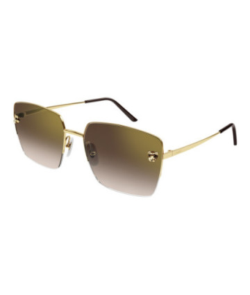 Cartier Sunglasses CT0333S 002 Gold