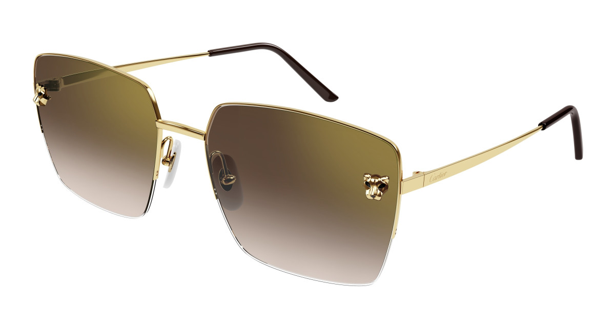 Cartier Sunglasses CT0333S 002 Gold