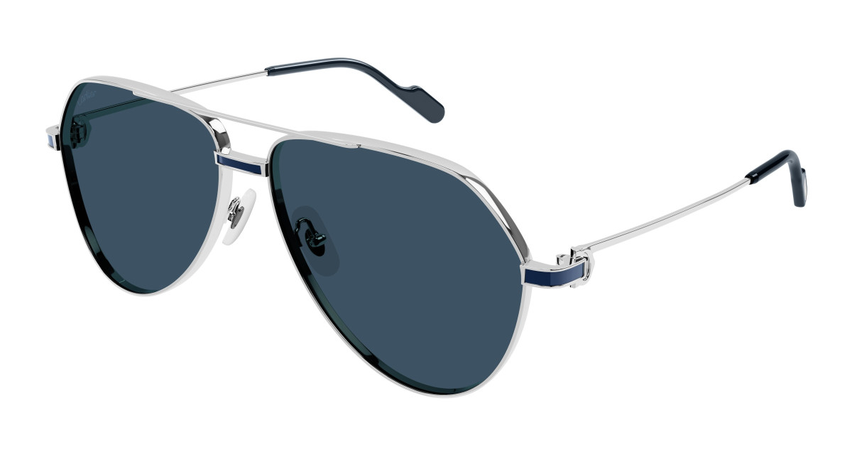 Cartier Sunglasses CT0334S 003 Silver