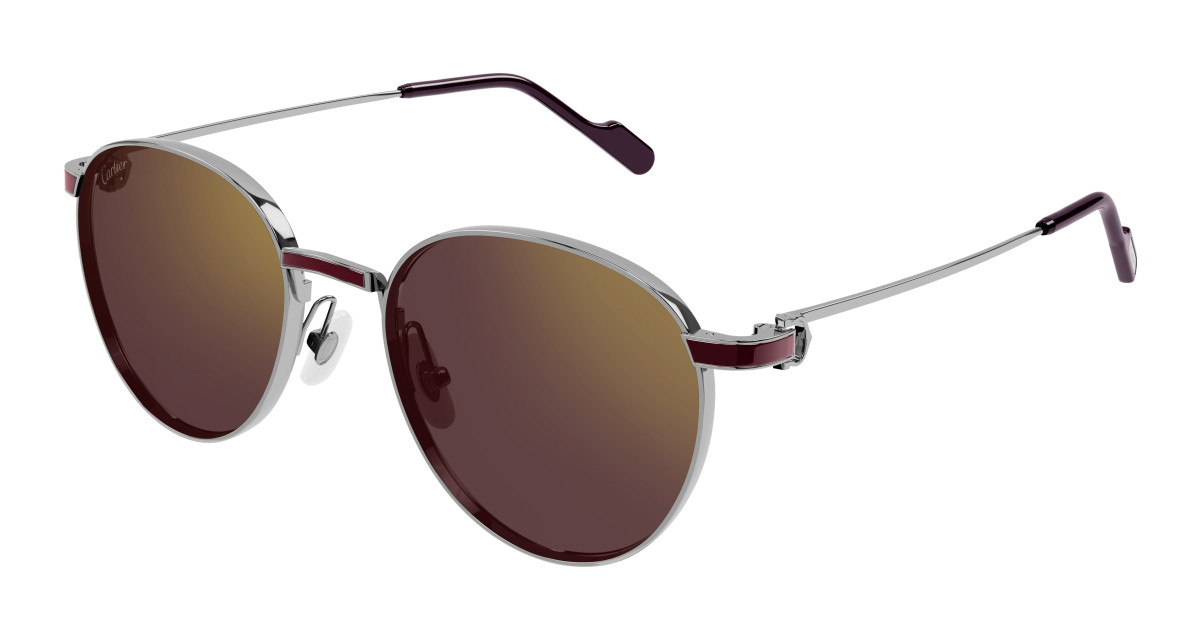 Cartier Sunglasses CT0335S 003 Ruthenium