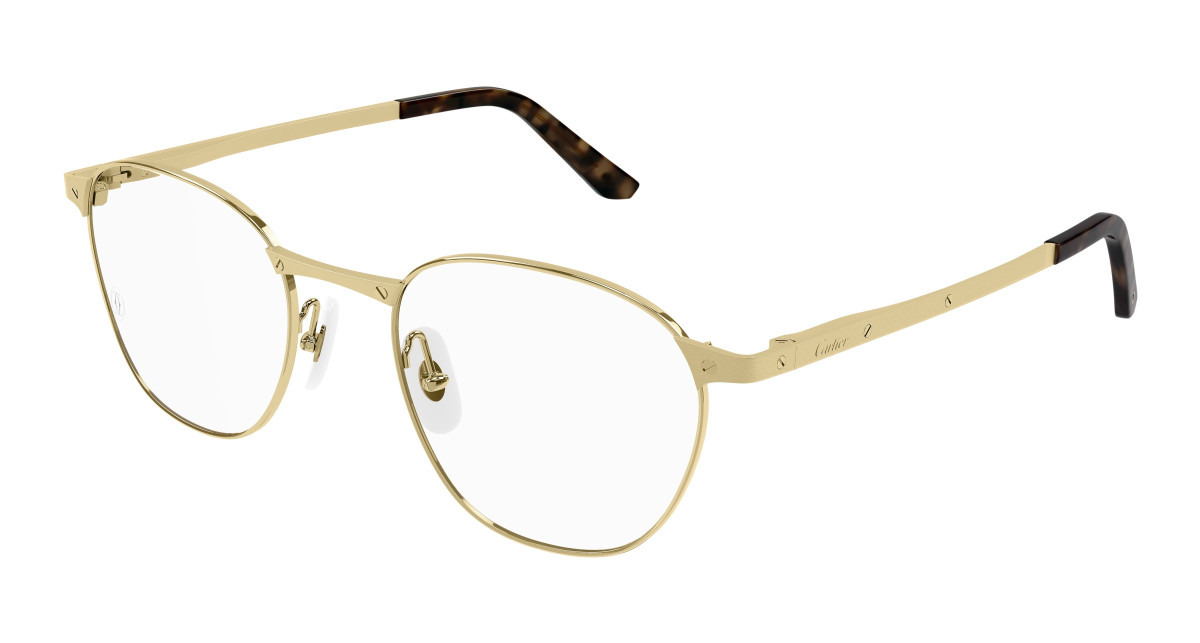 Cartier Eyeglasses CT0337O 001 Gold