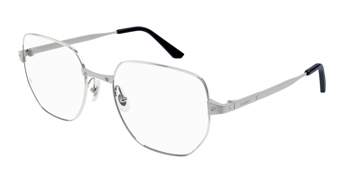 Cartier Eyeglasses CT0339O 002 Silver