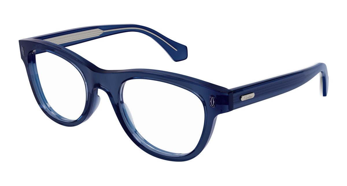 Cartier Eyeglasses CT0340O 006 Blue