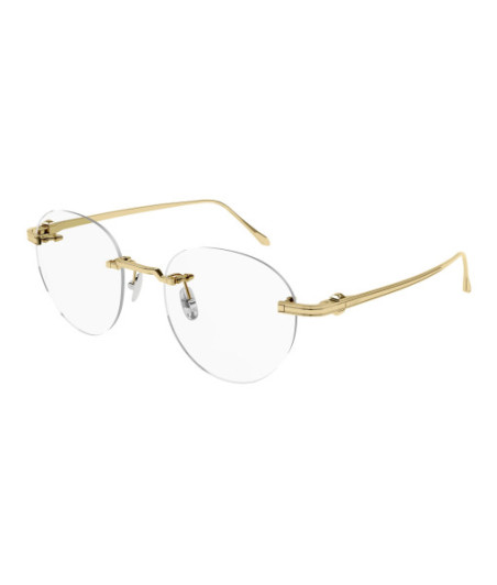 Cartier Eyeglasses CT0342O 002 Gold