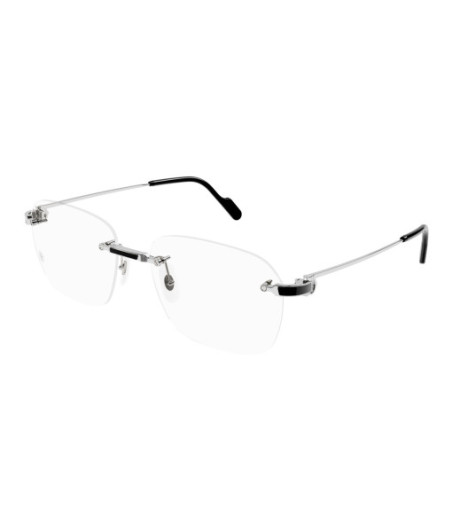 Cartier Eyeglasses CT0343O 002 Silver