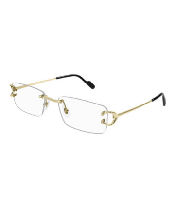 Cartier Eyeglasses CT0344O 001 Gold