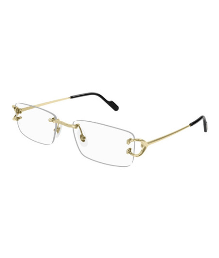 Cartier Eyeglasses CT0344O 001 Gold
