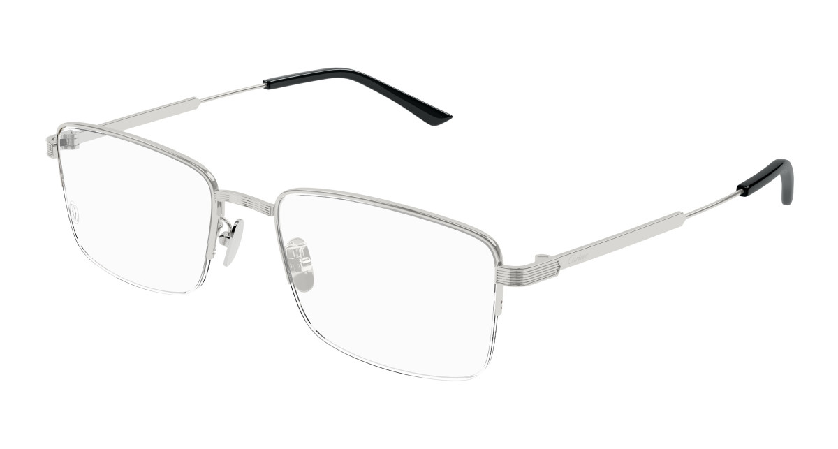 Cartier Eyeglasses CT0348O 002 Silver
