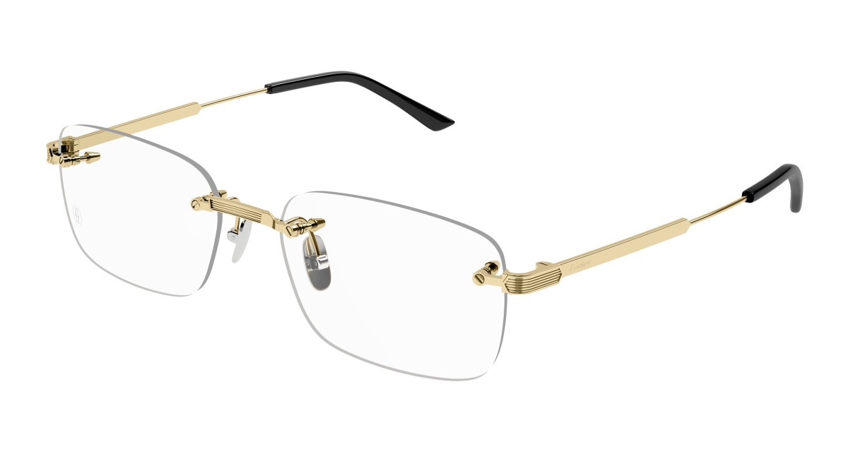 Cartier Eyeglasses CT0349O 001 Gold