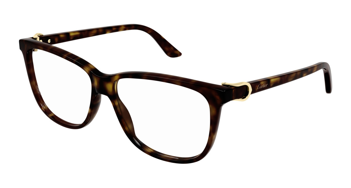 Cartier Eyeglasses CT0351O 002 Havana