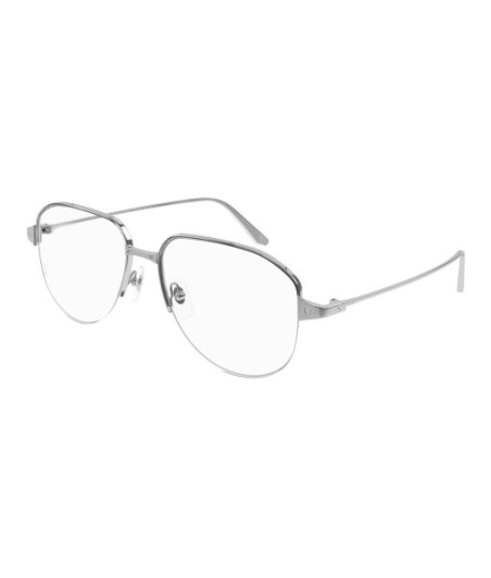 Cartier Eyeglasses CT0352O 002 Silver