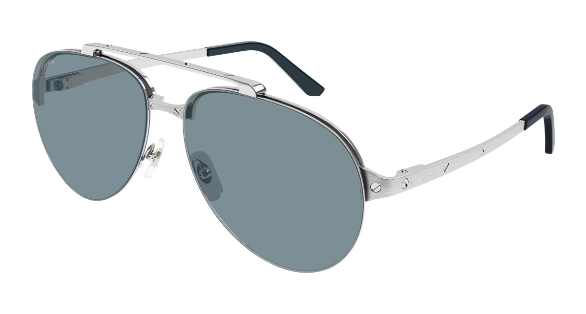 Cartier Sunglasses CT0354S 003 Silver