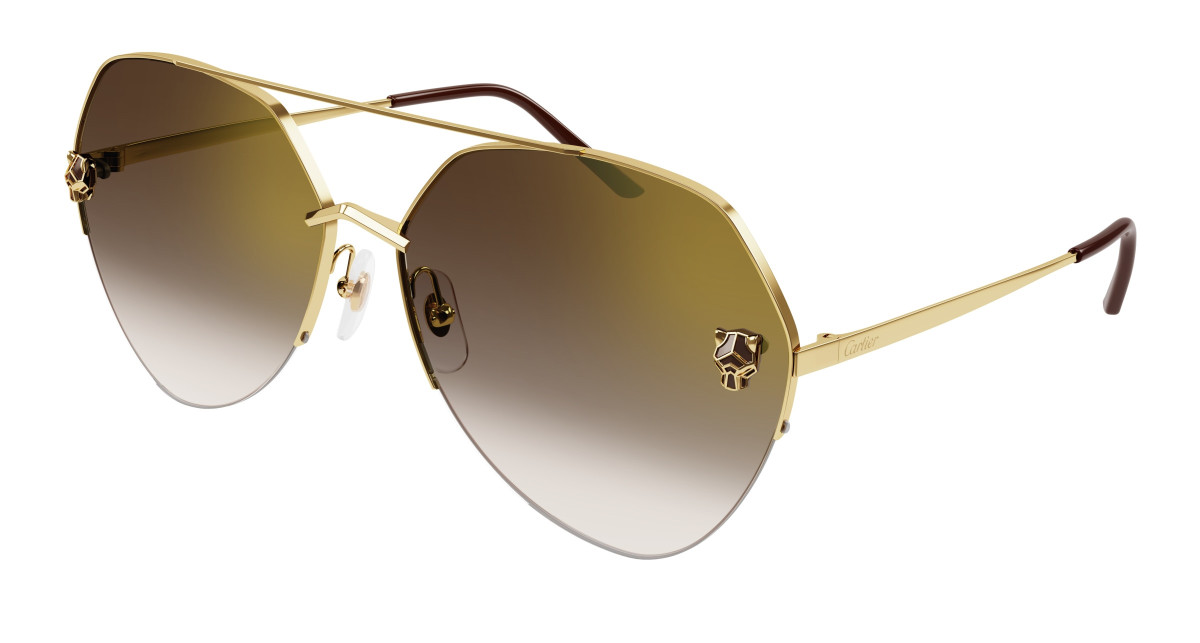 Cartier Sunglasses CT0355S 002 Gold