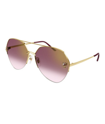 Cartier Sunglasses CT0355S 003 Gold