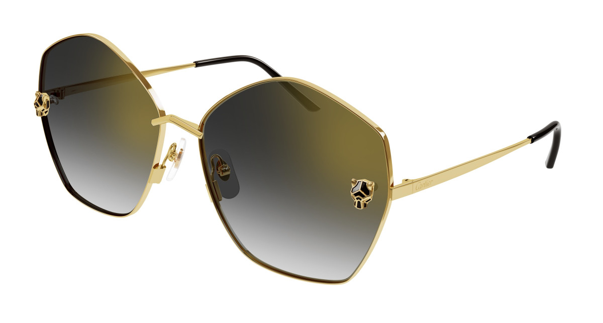 Cartier Sunglasses CT0356S 001 Gold