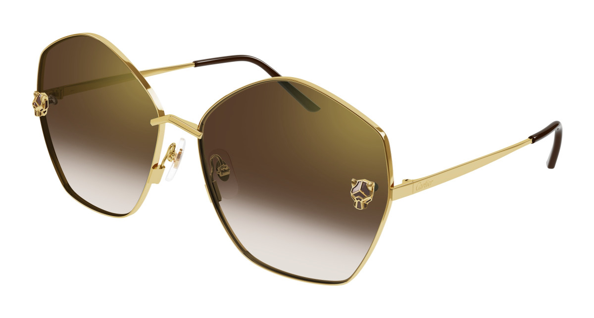 Cartier Sunglasses CT0356S 002 Gold