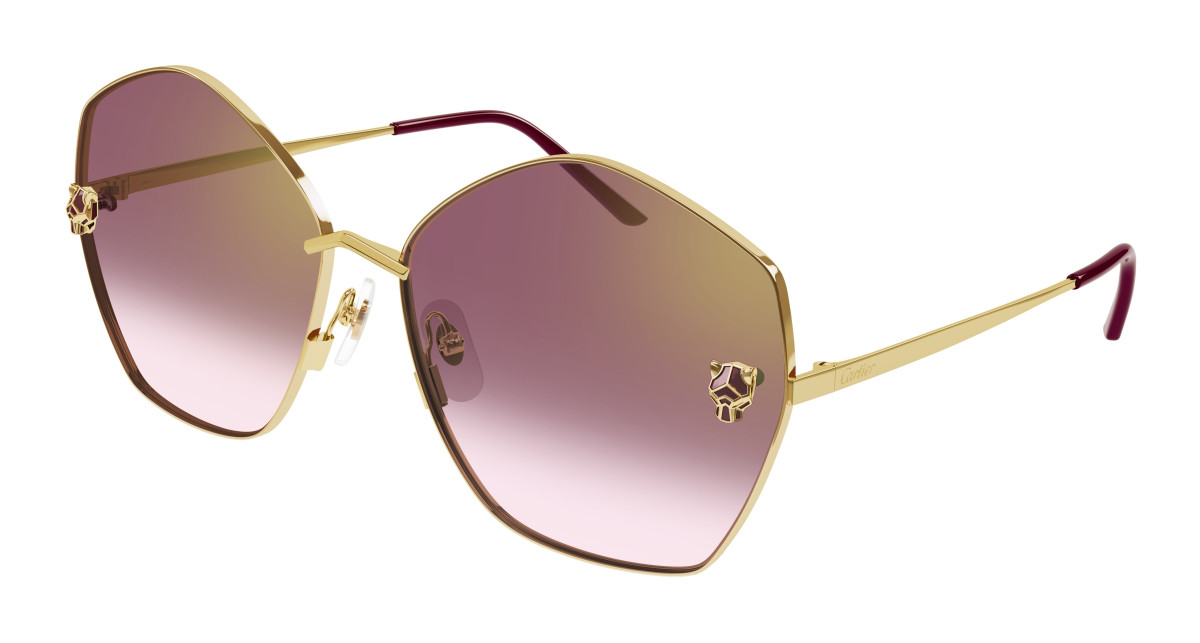 Cartier Sunglasses CT0356S 003 Gold