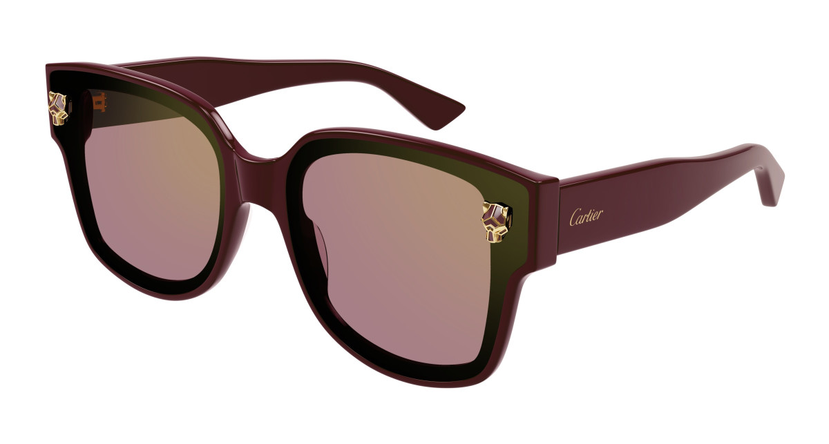 Cartier Sunglasses CT0357S 004 Burgundy