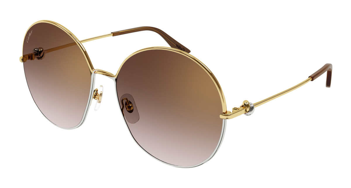 Cartier Sunglasses CT0360S 002 Gold