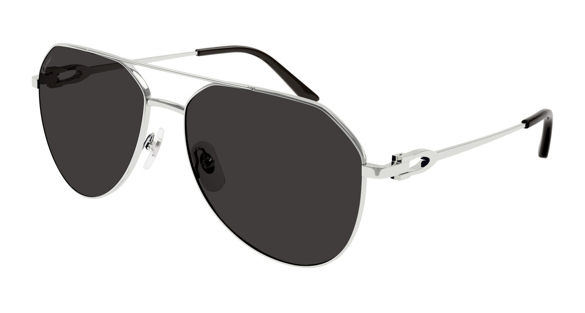 Cartier Sunglasses CT0364S 001 Silver