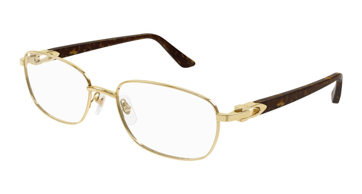 Cartier Eyeglasses CT0368O 002 Gold