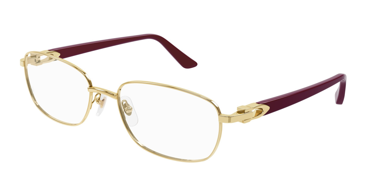 Cartier Eyeglasses CT0368O 003 Gold