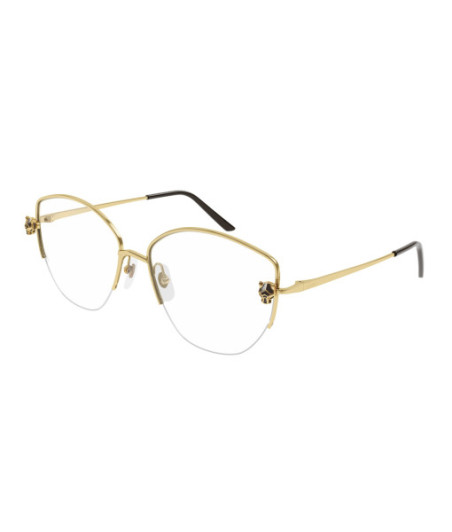 Cartier Eyeglasses CT0370O 001 Gold