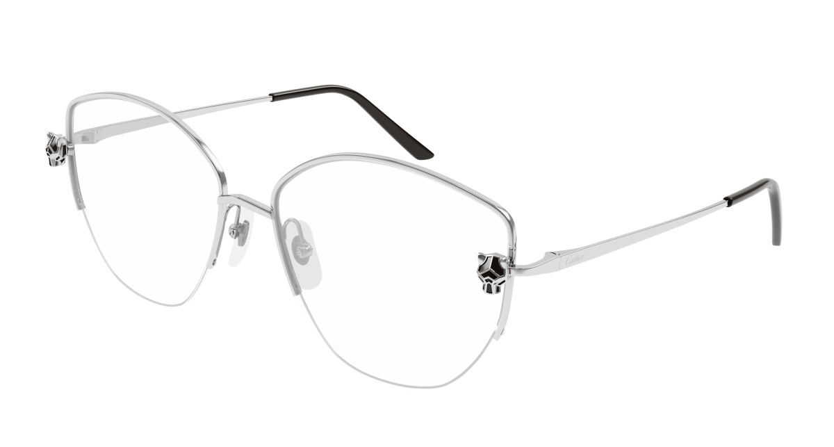 Cartier Eyeglasses CT0370O 002 Silver