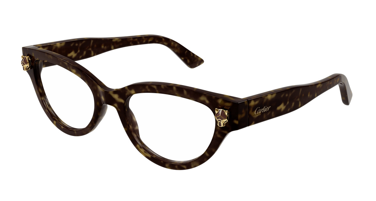 Cartier Eyeglasses CT0372O 002 Havana