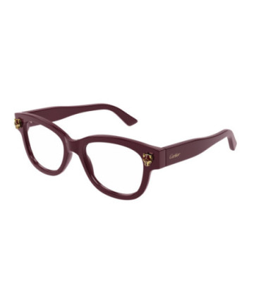 Cartier Eyeglasses CT0373O 003 Burgundy