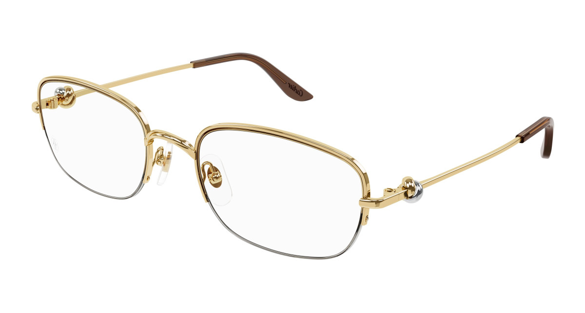 Cartier Eyeglasses CT0374O 001 Gold