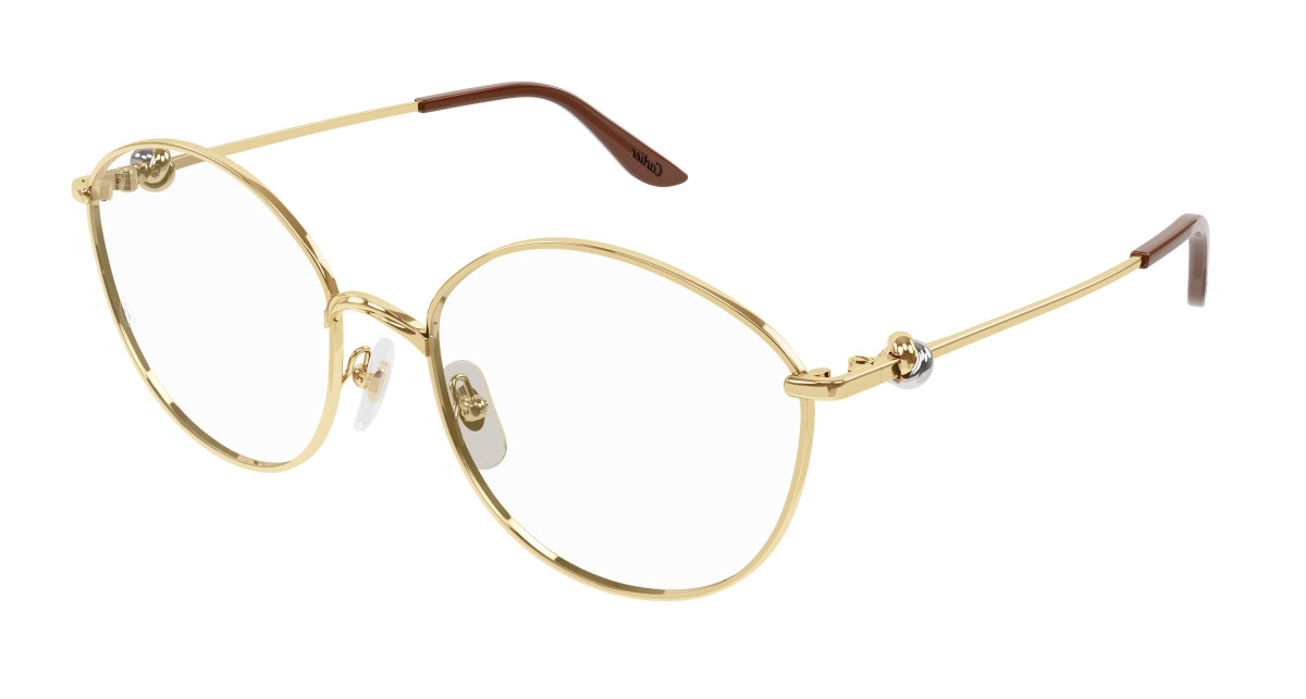 Cartier Eyeglasses CT0375O 001 Gold
