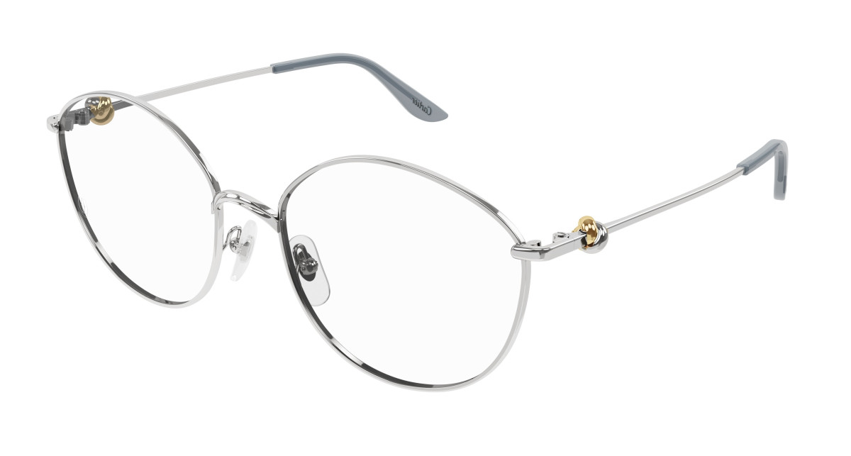 Cartier Eyeglasses CT0375O 002 Silver