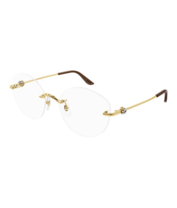 Cartier Eyeglasses CT0376O 001 Gold