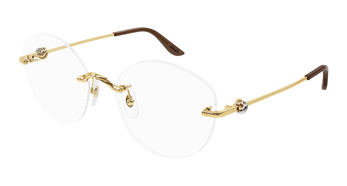 Cartier Eyeglasses CT0376O 001 Gold